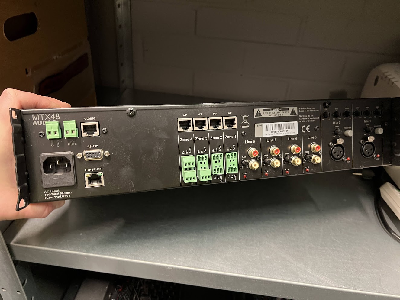 Audac MTX48 äänimatriisi - Image 2